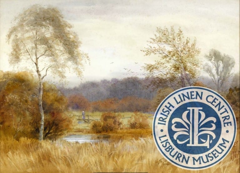 From the Collection: a view of the River Lagan, Joseph W Carey (1859-1937), ‘October, 1907’