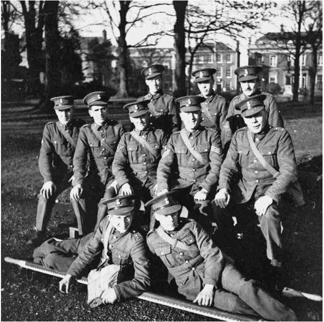 stretcherbearers Royal Welch Fusiliers Lisburn