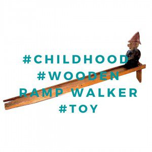 Wooden Ramp Walker Toy, Childhood