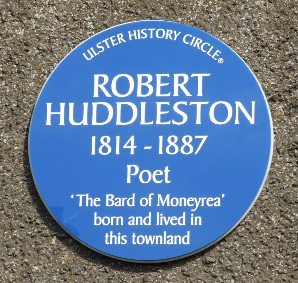 Blue Plaque dedicated to Robert Huddleston