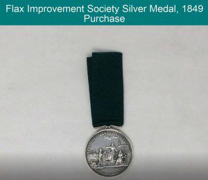 Flax improvement society silver medal