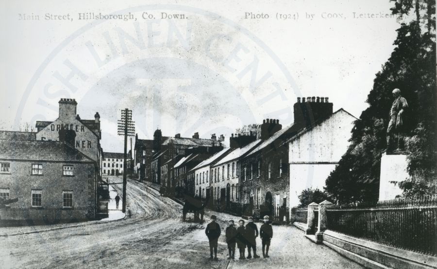 Photo Main Street, Hillsborough, 1924 Irish Linen Centre & Lisburn