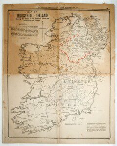 Map of Industrial Ulster - Lisburn Museum Collection 1912