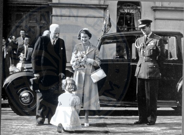 Prince Phillip in Lisburn 1953 - ILC&LM Collection