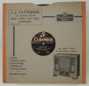 Object, J.C. Patterson, Gramophone Record