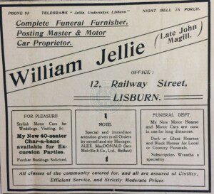 William Jellie, 1921