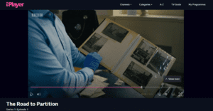 Still from BBC's Road to Partition - Lisburn Museum