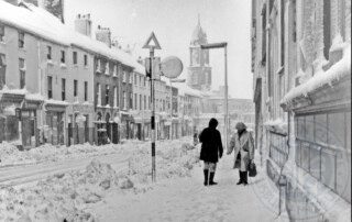 Lisburn in the snow 1963