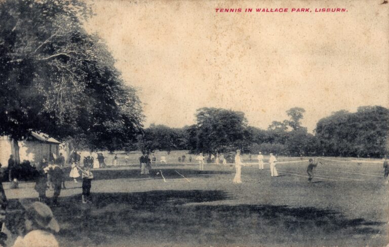 Tennis postcard - photo