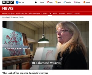 BBC - Alison McNamee - last of the irish linen damask master weavers