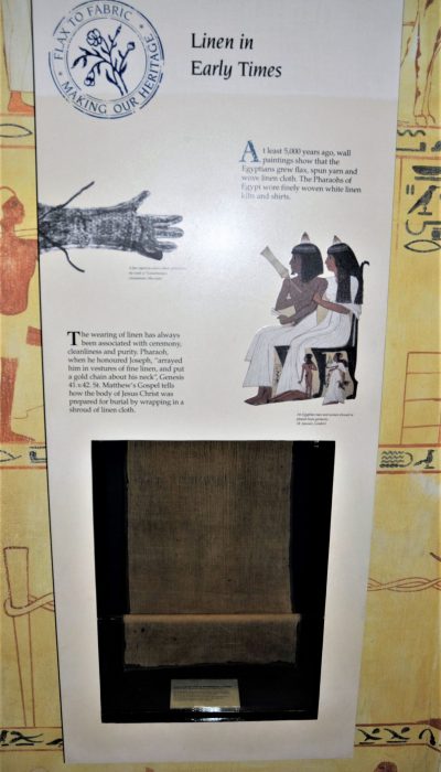 Tutankhamun display in the Irish Linen Centre and Lisburn Museum (ILC&M Collection).